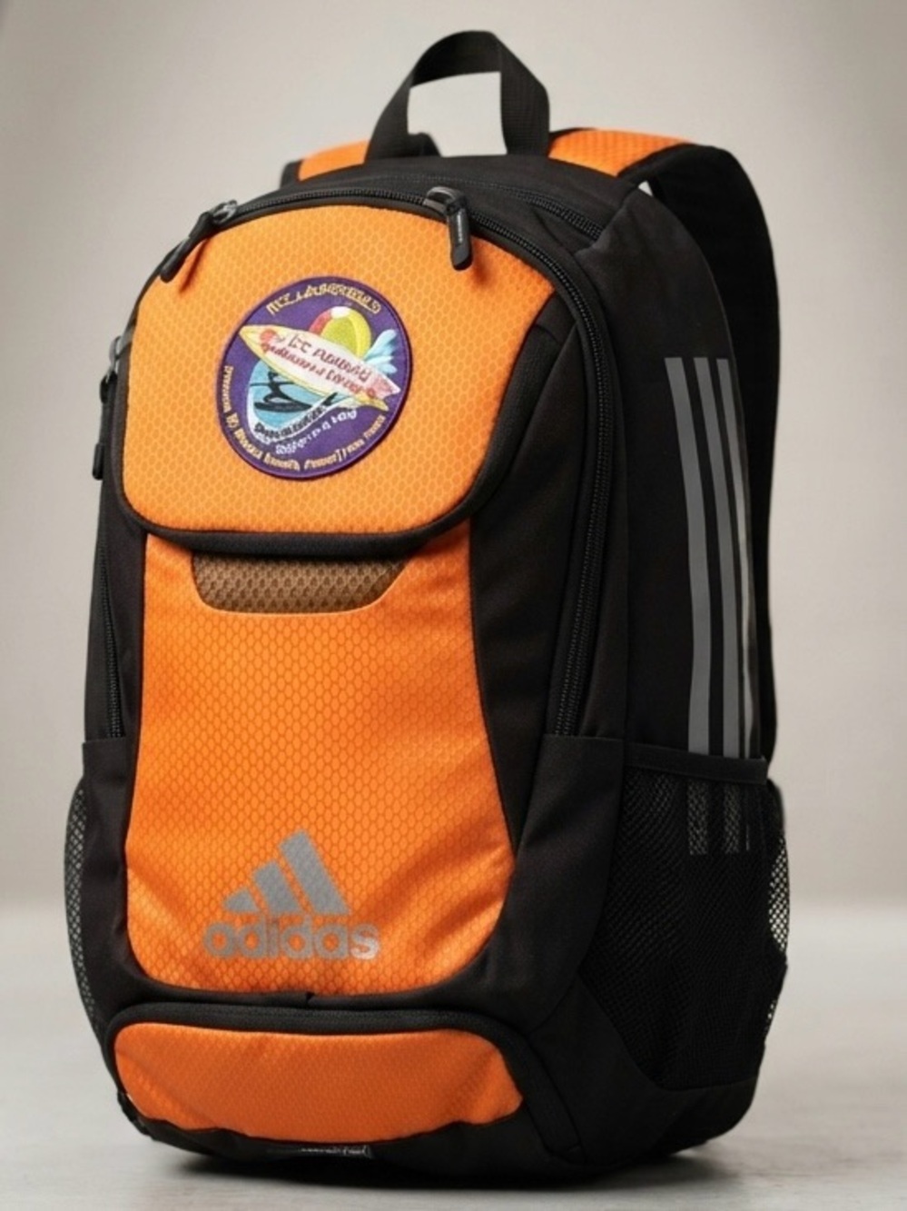 Adidas Stadium Team Soccer Backpack – Orange/Black (21")